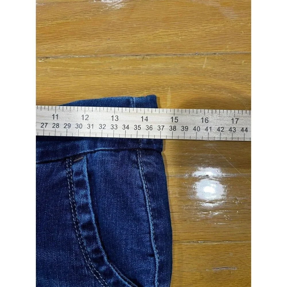 JAG Jeans Womens Size 4 Petite Dark Wash Blue Mid Rise Straight Leg Denim